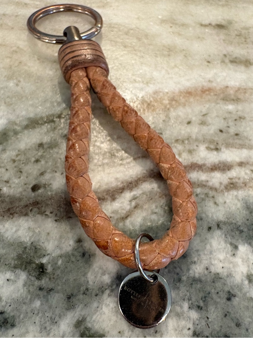 Bottega Veneta Intrecciato Nappa Leather Key Ring